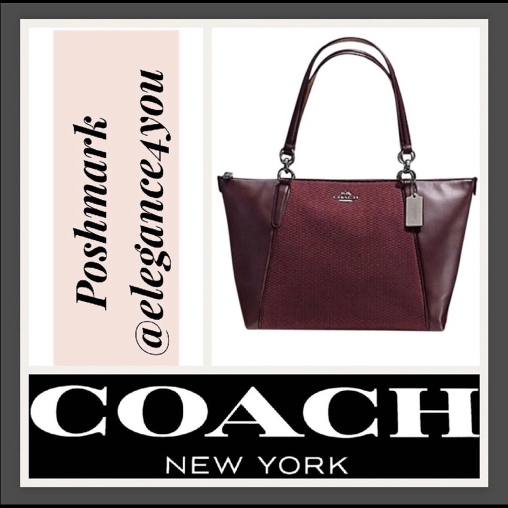 ✨COACH✨Authentic Oxblood Ava Tote!